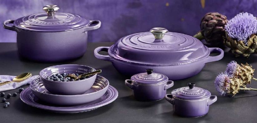 Creuset's new purple cookwares. - HospiBuz